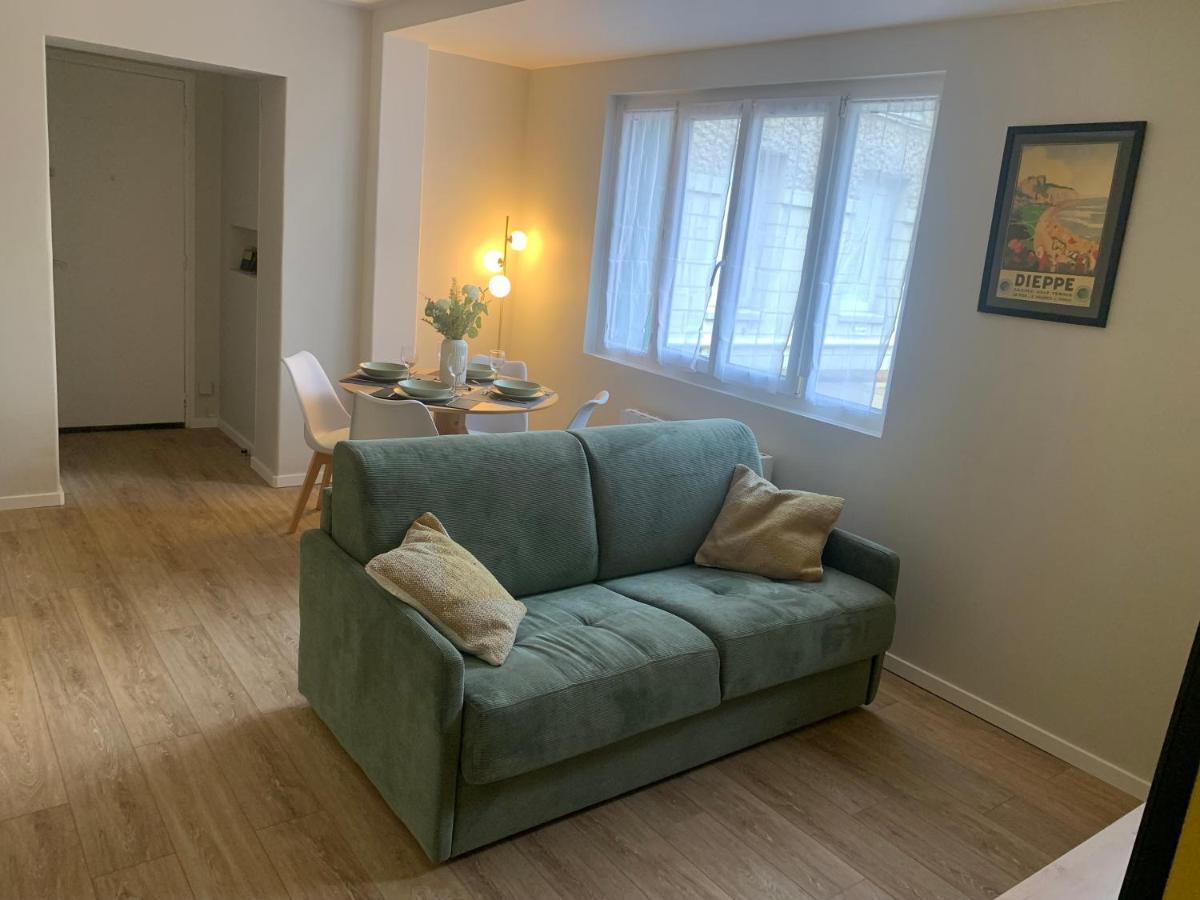 La Cabine Menage Et Linge Inclus 迪耶普 外观 照片